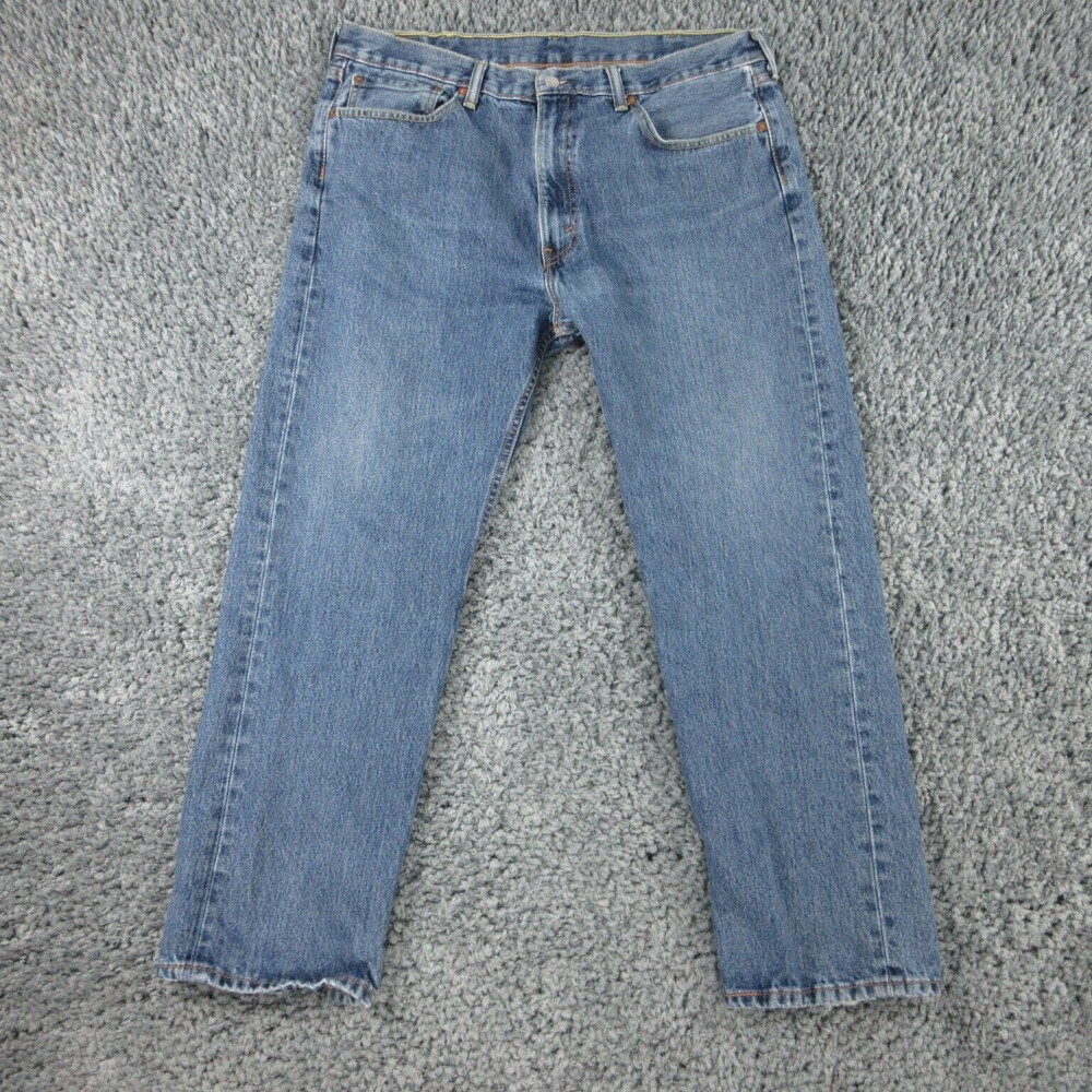 Levi's 505 Jeans Mens 38x30 Blue Denim Straight Fit 38x29.5*
